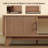 70" Mid Century Modern TV Stand for 75" TV, Modern Entertainment Center with Fluted Storage Cabinet & Open Shelf , Walnut-356829937-356829936