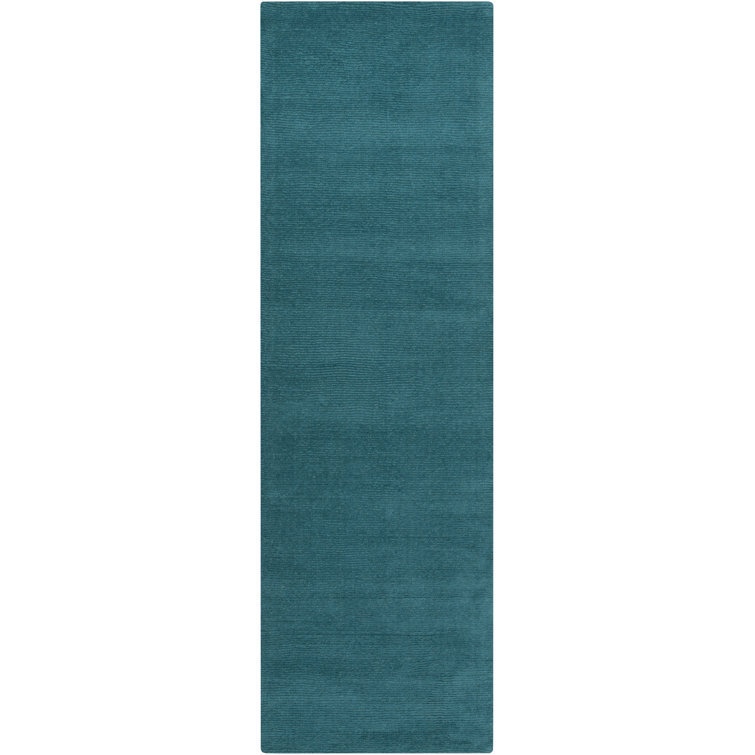 Girton Handmade Wool Deep Teal Rug