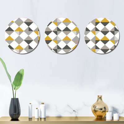 Abstract Wall Decor on Metal