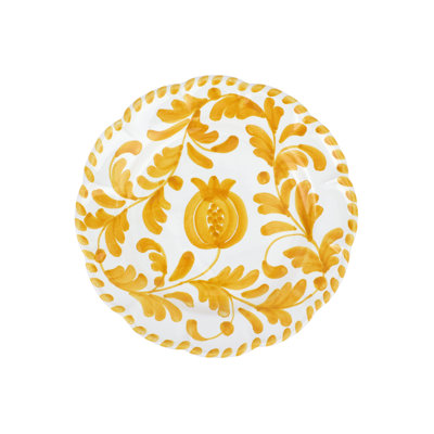 Arezzo Yellow Salad Plate
