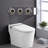Smart Toilet With Night , Self-Cleaning Nozzle, Heated Seat, Foot Sensor, Remote Control, Led Display Control Bidet ,