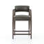 Tyler Upholstered Stool with Solid Wood Frame-129003262