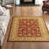 Niles Oriental Red/Cream/Brown/Beige/Blue Area Rug