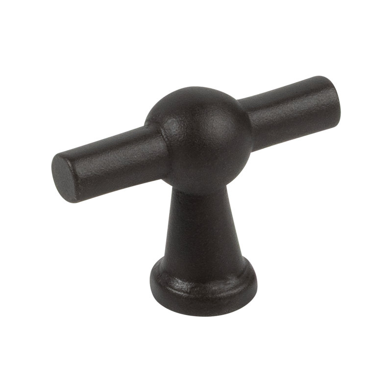 Schaub Garda, poignée en T 2 po, bronze noir, Bronze noir