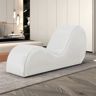 Quante Vegan Leather Yoga Chaise Lounge, Yoga Chairs For Adults Stretching Exercising Relaxing, Yoga Chair  For Living Room, 