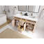 Meuble-lavabo double 60 po avec comptoir en quartz 60 po-89996114