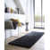 Coopers Black Shaggy Rug