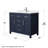 Beckett 42" Freestanding Single Bathroom Vanity with Cultured Marble Top-61131902-52605365-52605366