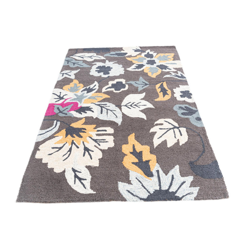 Tapis gris foncé Johansson