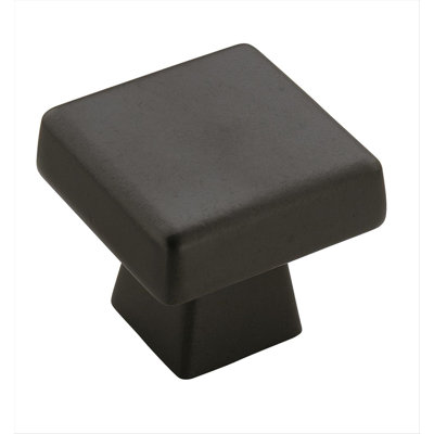 Poignée d'armoire en bronze noir Blackrock de 1 3/16 po (30 mm) de longueur