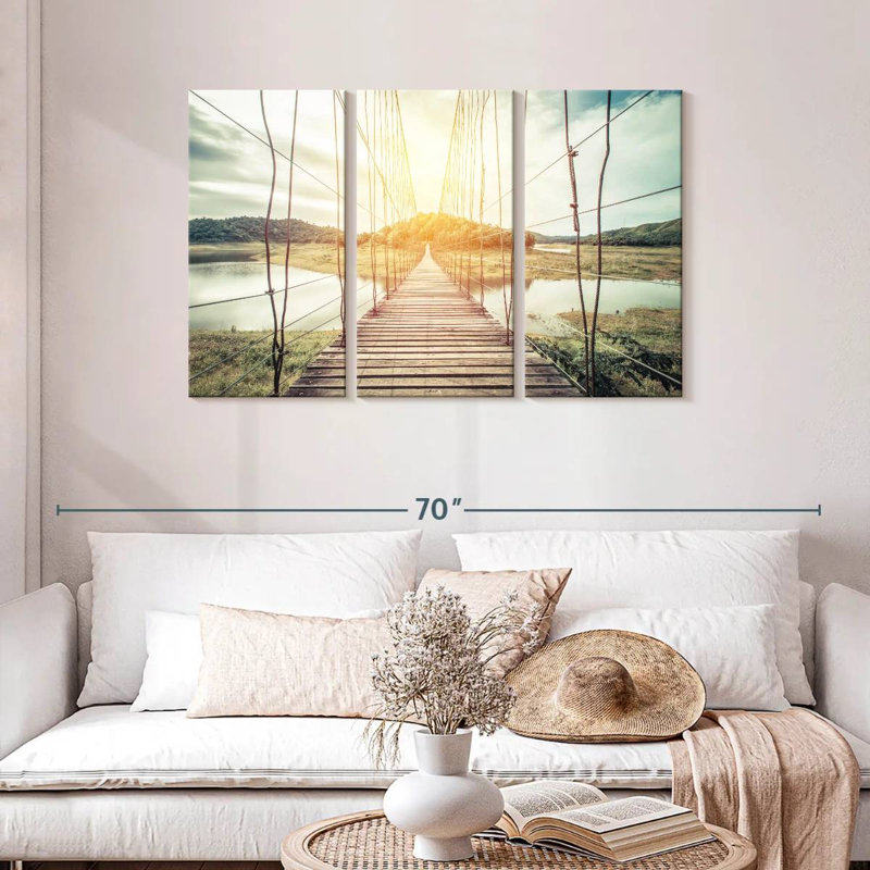 Lilie Rope Bridge, 28" H x 45" W