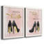 «Heels and Hustle», ensemble de 2 reproductions d'art textuel-1423517791-1423517784-1423517787