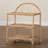 Redell Modern Bohemian Rattan 3-Tier Display Shelf