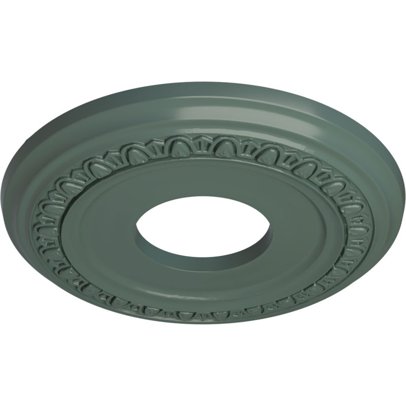 Médaillon de plafond l 12,25 po x P 1,125 po Jackson, Tourbillon de nuages