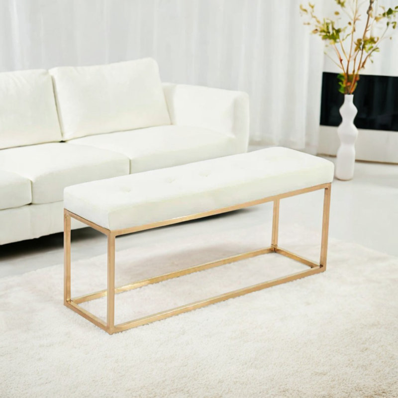 Banc Eliandra, Blanc, Gold