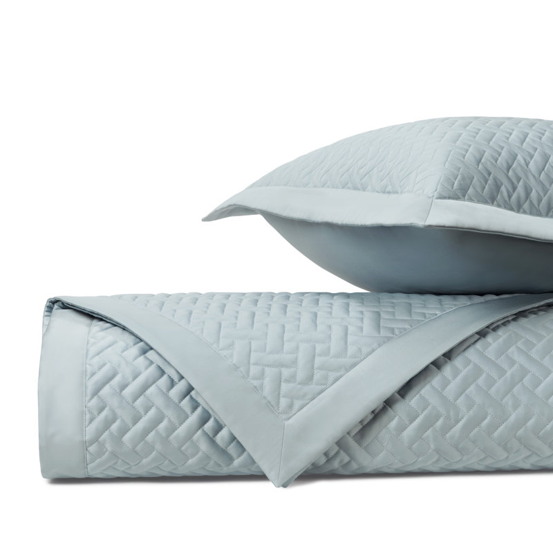 Basketweave RS QLT Quilted Coverlet, King Coverlet, Sion