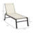 Hiarni Outdoor Chaise Lounge with Wheels, Five Position Recliner, Steel Frame-813610526