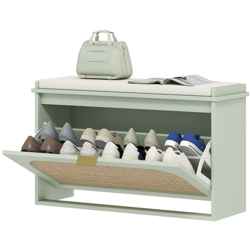 8 Pair Shoe Storage Bench