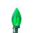 25 LED C9 Christmas Light Set - 16ft Green Wire-1253610648