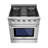 Empava 30" 4.2 Cubic Feet Slide-In Range