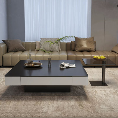 Pasiak Tempered Glass Top Coffee Table