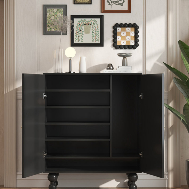 Armoire de véranda en bois massif de style simple et charmant