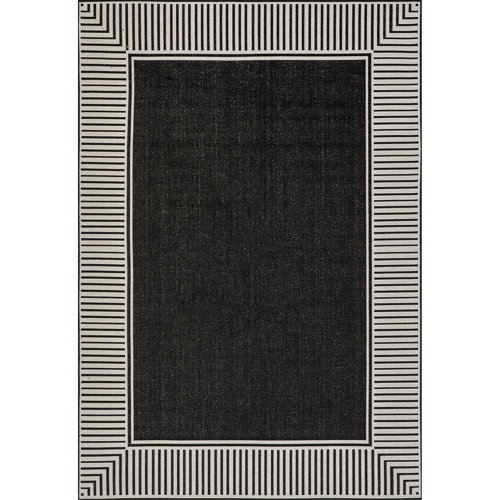 9' x 12' Black Outdoor Rugs You'll Love | Wayfair