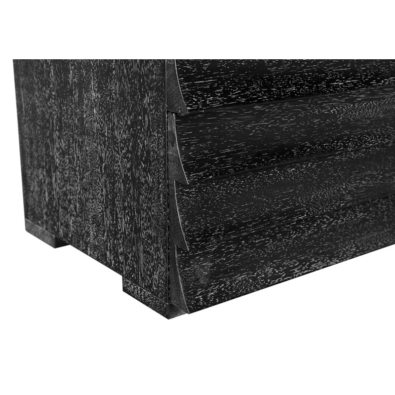 Frederico 40'' W Solid Wood Console Table, Black Walnut