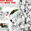 Arbre de Noël enneigé 7 pi avec 1060 pointes et aiguilles dures, structure à charnières facile à installer, support en métal massif, idéal pour les présentoirs saisonniers, assemblage sans effort, excellent
