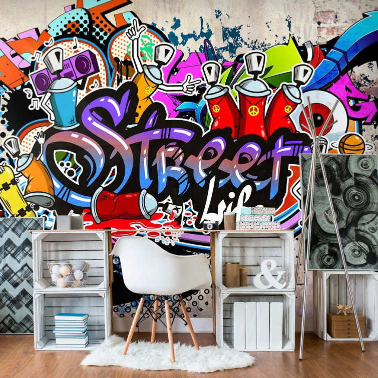 Graffiti Art Wallpaper Wall Decor Graffiti Street Art Teenage 