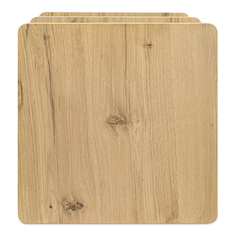 Casey Side Table Dark Brown, Natural