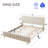 Velvet Upholstered Wooden Modern Platform Bed Frame with Headboard Footboard, No Box Spring Needed-1114625801-1114975258