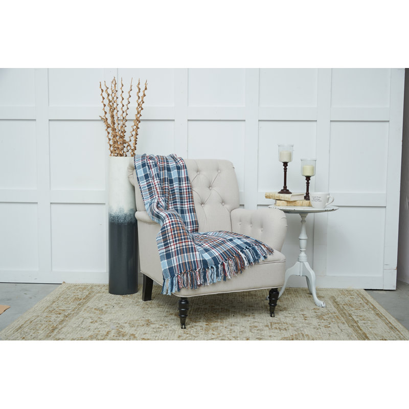 Lawson Lake Plaid Throw Blanket