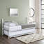 Antwerp Metal Daybed with Trundle and Mattress-955318974