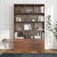 Bibliothèque avec 10 cubes et 3 portes, bibliothèque à 4 niveaux, bibliothèque ouverte avec armoire