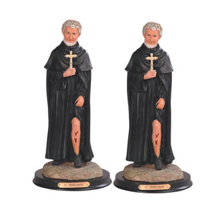 "Ensemble de 2 pièces" ICE ARMOUR 12 "H Saint Peregrine Statue Peregrine Laziosi