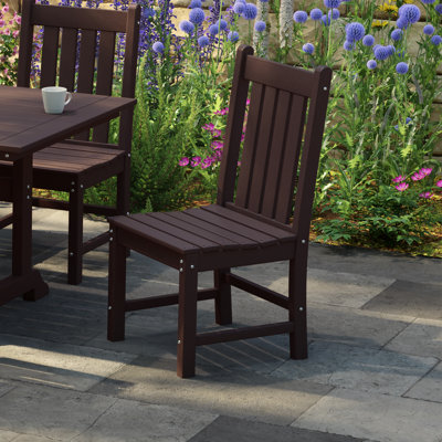 Laguna Plastic Outdoor Dining Side Chair