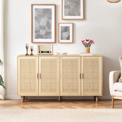 Armoire élégante 63,24 "pour la maison - Tablette ajustable, solide, chambre à coucher, salon, bureau, commode décorative facile à nettoyer spacieuse, chambre / salon / bureau, à installer