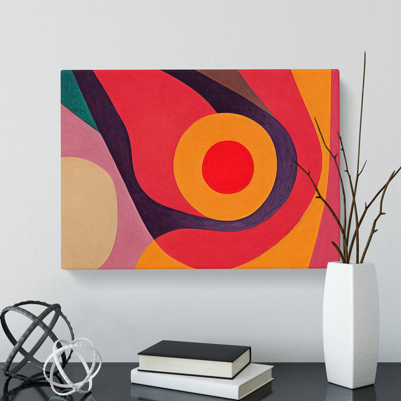 Marvellous Modern Abstract - Wrapped Canvas Print, 50cm H x 76cm W x 3cm D