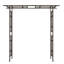 Metal Garden Arch with Adjustable Width W42.52''~W78.15''  Climbing Plants Support Rose Arch Outdoor