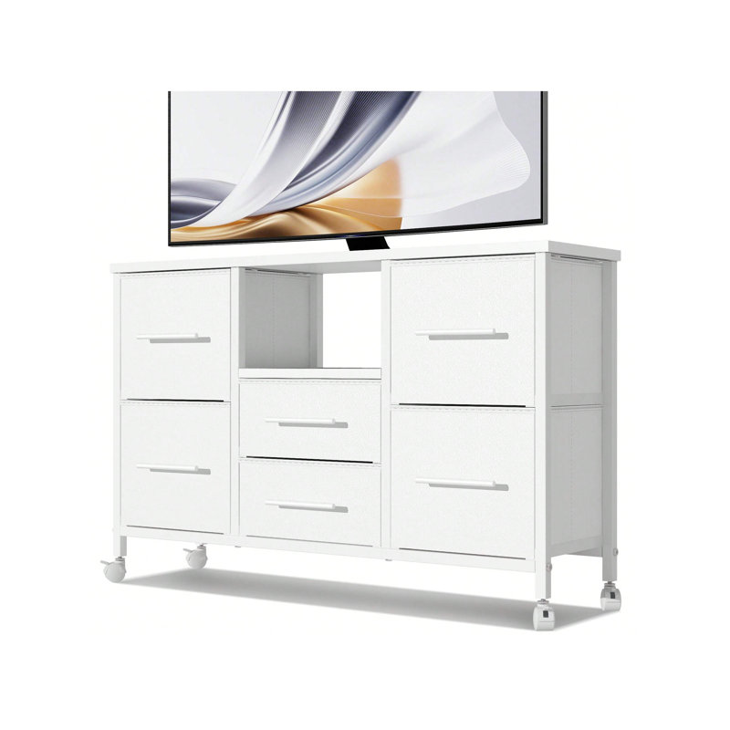 Talaisha 38.1cm W 6 - Drawer Chest of Drawers, White