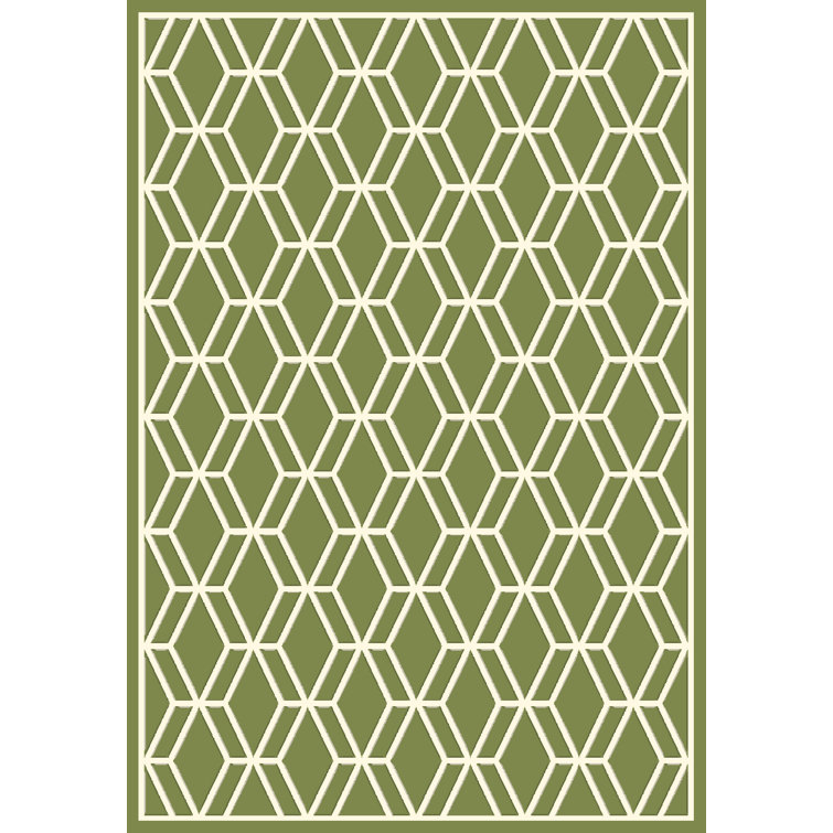 Trend Viscose Geometric Indoor Rug