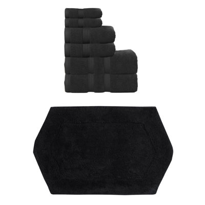 Ensemble de serviettes 100% coton et tapis de bain 1 pièce Bryd Collection