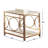 Olympia - End Table - Gold