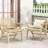 Transitional Outdoor Chairs  2  - & Wood Brown Club Of 2 Solid