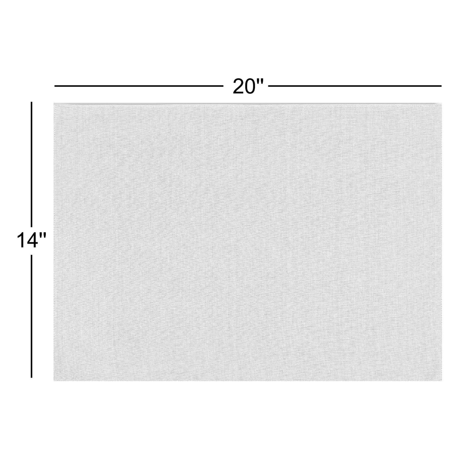 Woven Chambray Cotton Placemat, Gray