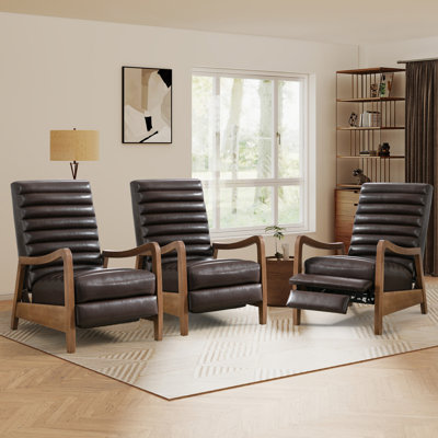 Fauteuil inclinable club 26 po Mid-Century