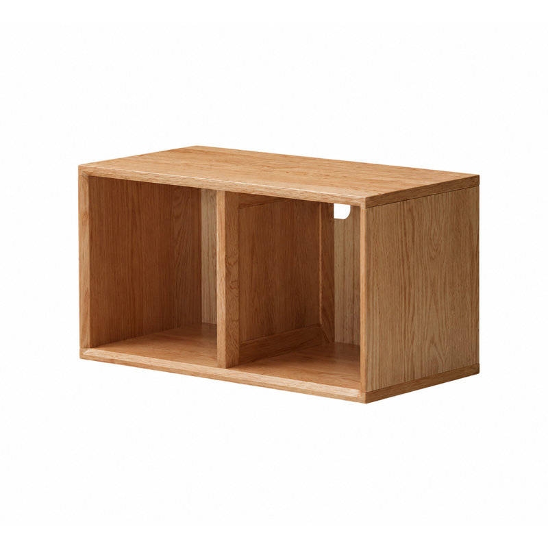Dimensions: l 27,56 po x P 14,17 po x H 14,96 po. Finition en bois naturel de qualité supérieure, élégante et sophistiquée.