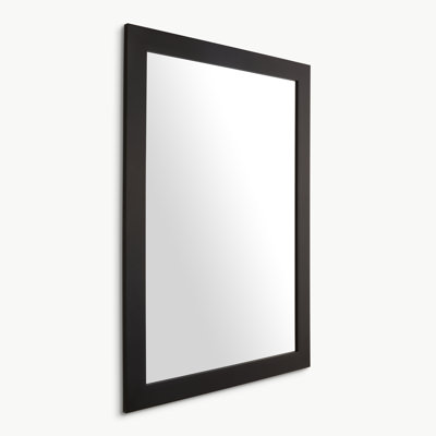 Miroir Laurel noir mat