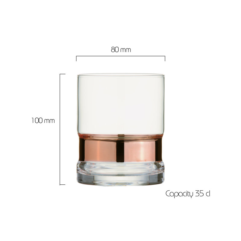 SoHo DOF Tumblers, Bronze